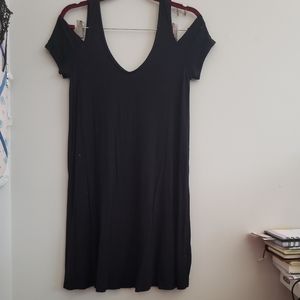Cold Shoulder Little Black Dress